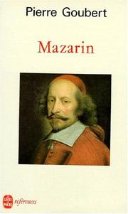 Cover of: Mazarin by Pierre Goubert
