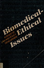 Biomedical-ethical issues by Frank Harron