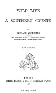 Cover of: Wild life in a southern county