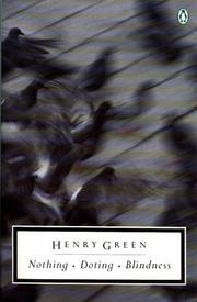 Cover of: Nothing; Doting; Blindess (Penguin Twentieth-Century Classics)