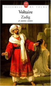 Cover of: Zadig, ou, La destinée by Voltaire, Aline Jalliet