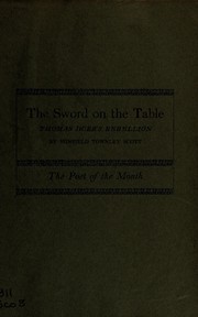 Cover of: The sword on the table: Thomas Dorr's rebellion