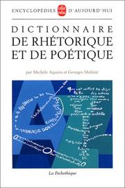 Cover of: Dictionnaire de rhétorique et de poétique