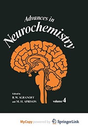 Advances in Neurochemistry by B. W. Agranoff, M. H. Aprison