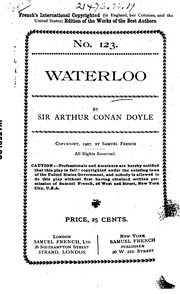 Cover of: Waterloo by Arthur Conan Doyle