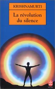 Cover of: La révolution du silence