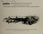 Cover of: Preservation guidelines for municipally owned historic burial grounds and cemeteries. by 