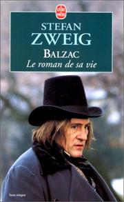 Cover of: Balzac by Stefan Zweig