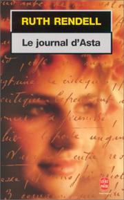 Cover of: Le journal d'Asta by Ruth Rendell