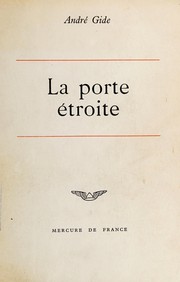 Cover of: La porte étroite by André Gide