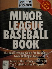 Cover of: The minor league baseball book