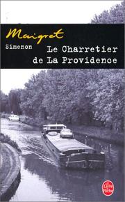 Cover of: Le Charretier De La Providence by Georges Simenon