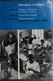 Cover of: Education in Nigeria.