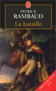 Cover of: LA Bataille by Patrick Ramabaud