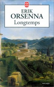 Cover of: Longtemps by Erik Orsenna