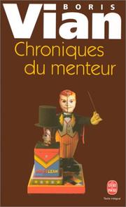 Cover of: Chroniques du menteur