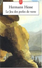 Cover of: Le Jeu des perles de verre by Hermann Hesse