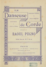 Cover of: La danseuse de corde by Stéphane Raoul Pugno