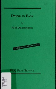Cover of: Dying is easy by Paul Quarrington