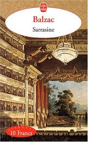 Cover of: Sarrasine