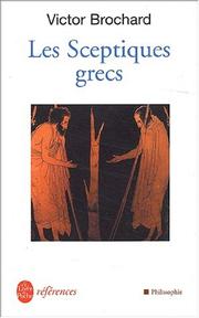 Les Sceptiques grecs by V. Brochard