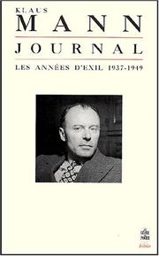 Cover of: Journal, t.2 : les annees d'exil (1937-1949)