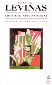 Cover of: Liberté et commandement