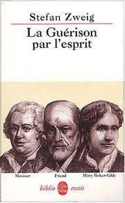 Cover of: La guérison par l'esprit by Stefan Zweig