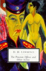 Cover of: The Prussian officer, and other stories by David Herbert Lawrence