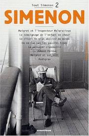 Cover of: Tout Simenon, centenaire tome 2 by Georges Simenon