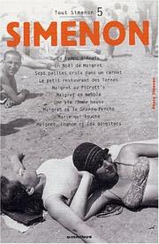 Cover of: Tout Simenon, centenaire tome 5 by Georges Simenon