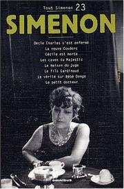 Cover of: Tout Simenon, centenaire tome 23 by Georges Simenon