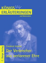 Cover of: Erläuterungen zu Friedrich Schiller, Der Verbrecher aus verlorener Ehre by Ru diger Bernhardt