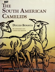 Cover of: South American Camelids (Monograph)