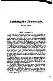 Cover of: Hamburgische Dramaturgie