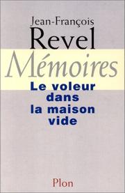 Cover of: Mémoires by Jean-François Revel