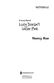 Cover of: Lucy doesn't wear pink