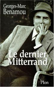 Cover of: dernier Mitterrand