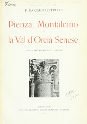 Cover of: Pienza, Montalcino e la Val dOrcia senese.