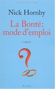 Cover of: La Bonté by Nick Hornby