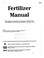Cover of: Fertilizer Manual