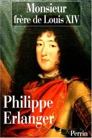 Cover of: Monsieur, frère de Louis XIV