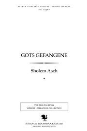 Cover of: Goṭs gefangene: der goyrl fun a froy ; roman