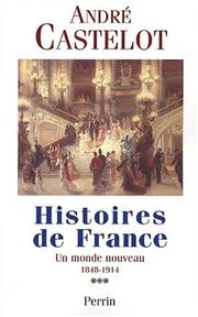 Cover of: Histoires de France