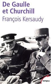 Cover of: De Gaulle et Churchill