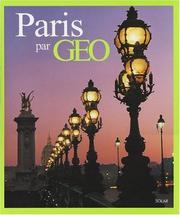 Cover of: Paris par GEO