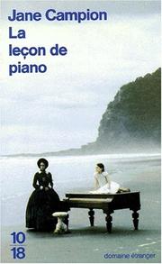 Cover of: La leçon de piano by Jane Campion