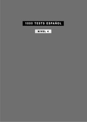 Cover of: 1000 tests español by Eduardo Rosset