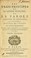 Cover of: Les urais principes de la langue Françoise, ou, La parole réduite en méthode, conformément aux loix de l'usage
