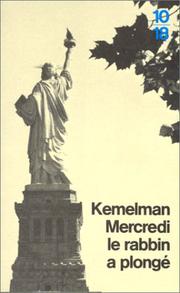 Cover of: Mercredi le rabbin a plongé
